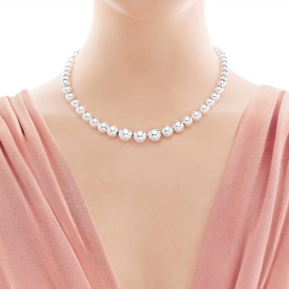 Tiffany Graduated Ball Necklace